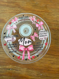 Premade mom tumbler 16oz. With custom lid